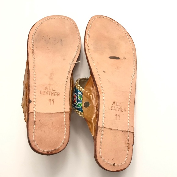 Hand painted Thong Sandals 8.5 - Picture 8 of 8